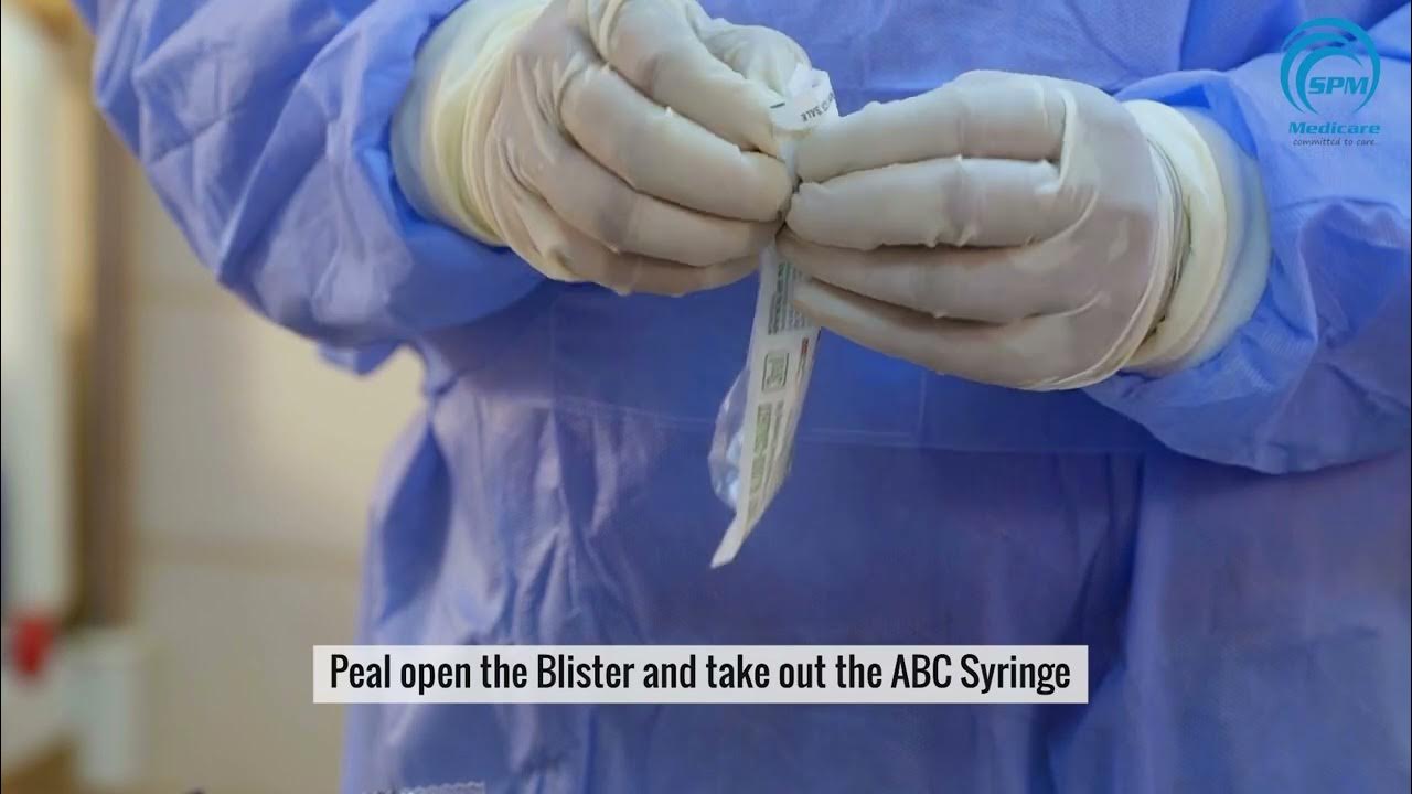 How to Take / Use an Arterial blood gas (ABG) ABG Syringe