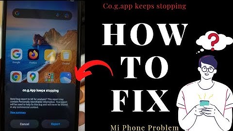 Co.g.app keeps stopping problem| co.g.app keeps stopping in Mi | How To fix co.g.app keeps stopping