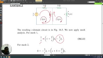 BEV20203   laplace transform circuit analysis   example 1