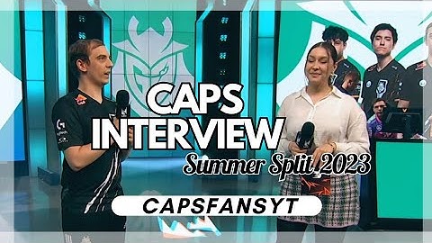 LEC interview with Caps after defeating Astralis - 26.06.2023