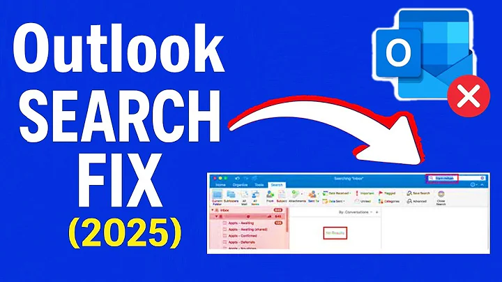 Fix Outlook Search Not Working (2025) | New Outlook for Windows Step-by-Step