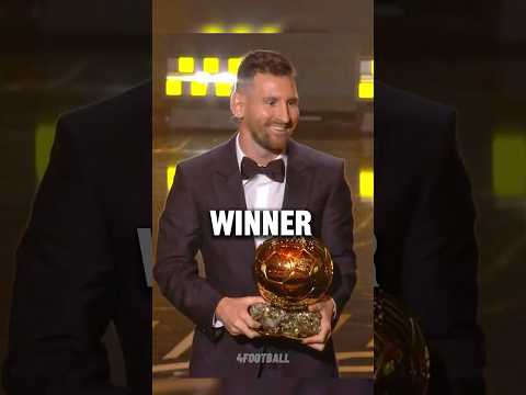 Messi win the Ballon d'Or 😍 #viral #football