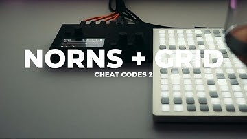 Monome  Norns + Grid with Cheat Codes 2 - first steps