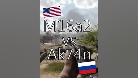 M16a2 v Ak74n #shorts #short #fps