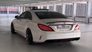 The most unusual and aggressive Mercedes CLS63 AMG, aggressive exhaust