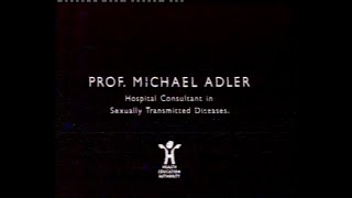 Aids Public Information Film  (Health Education Authority) TX: 1989 Betamax Recording (Bad Dropouts)