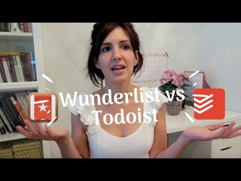 Видео: Разлика между Todoist и Wunderlist