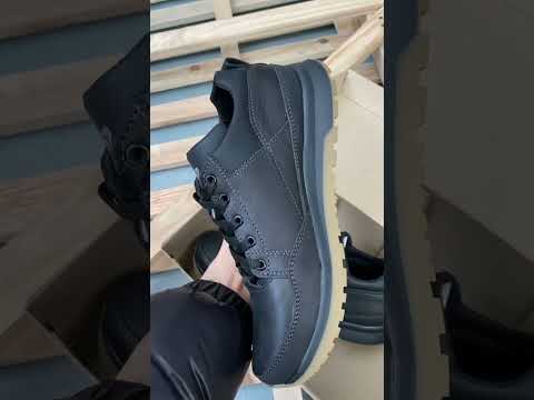 Чоловічі шкіряні кросівки NB Clasic Black 95, видео 1