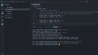 Information How to Run an Assembly Program Update