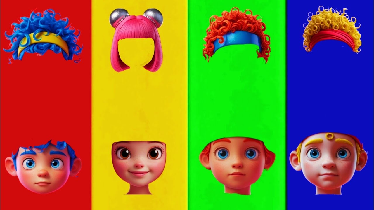 Wrong head funny game cartoon 😭 🥺IS IT possible to " head match " correctly, LETS GO ! 