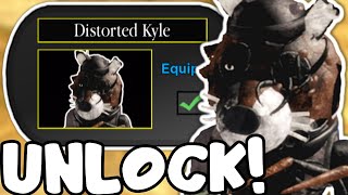 How to UNLOCK DISTORTED KYLE in PIGGY! (Book 2 but it's 100 Players)