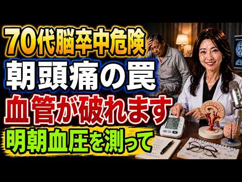【現役・老年内科専門医が警告】70代脳卒中危険｜朝頭痛の罠で血管が破れる前に明朝血圧を測って