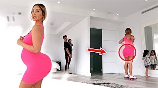WEARING A BUTT IMPLANT TO SEE HOW MY HUSBAND REACTS!!! **HILARIOUS**