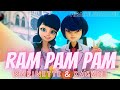 Ram Pam Pam X Lukagami Y Lukanette X Miraculous David