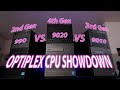 Dell OptiPlex i5 & i7 CPU Showdown 2nd, 3rd & 4th Gen