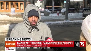 Fans react to Browns making Monken head coach
