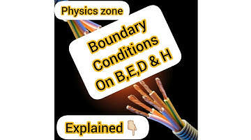 Boundary Condition on B,E,D & H|BS Physics 6th Semester|Electrodynamics|