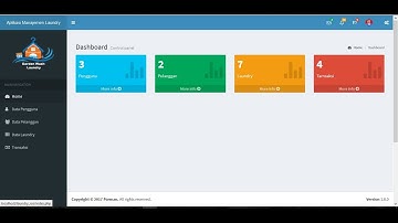 aplikasi manajemen laundry berbasis web dengan php mysqli dan bootstrap