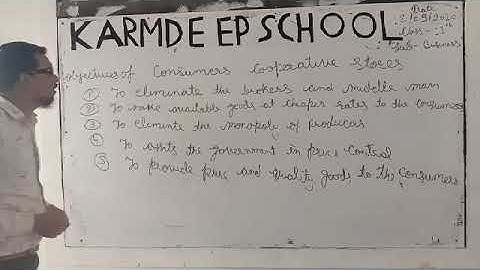 Objectives of consumer co-operative society