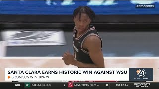 Santa Clara earns historic win against WSU
