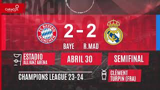 EN VIVO | Bayern Múnich (ALE) vs Real Madrid (ESP) Champions League por el Fenómeno del Fútbol