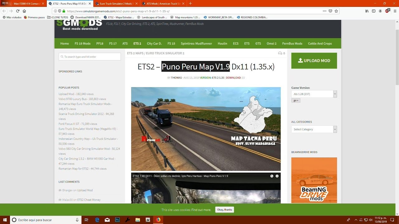 ETS2 – Puno Peru Map V1.9 Dx11 (1.35.x)