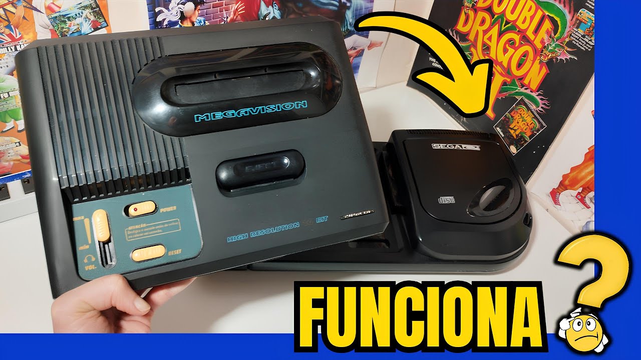 TESTANDO O MEGAVISION ACOPLADO AO SEGA CD