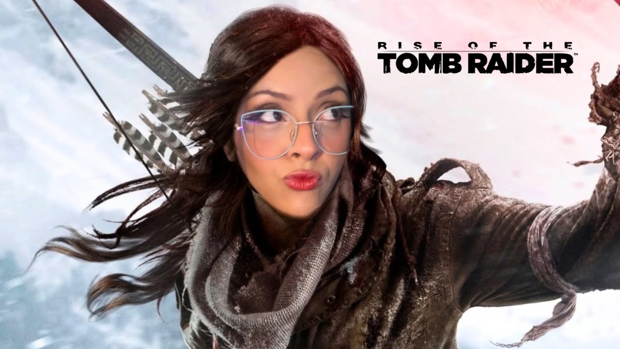 Eu sou MUITO boa jogando Rise of the Tomb Raider ( confia)