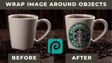 Wrap images or Logos around Objects: Photopea Tutorial