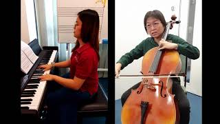 Titanium/Faure Pavane (The Piano Guys) - piano and cello practice.