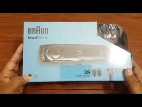 braun beard trimmer and hair clipper bt3940ts gift set