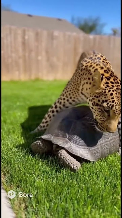 Leopard: Why Doesn’t This Toy Move? #FunnyAnimals #tortoise  #animalcomedy  #backyardchickens