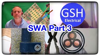 SWA Cable Different ways Fixing SWA Cable, Maximum Clipping Distances, Bending & Catenary Wires Pt3