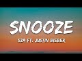 SZA, Justin Beiber - Snooze (Acoustic) (Lyrics)