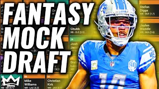 2024 Fantasy Football Mock Draft | 12 Team | PPR (Pick 8)