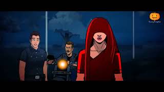 Haunted Railway Station Part 2   Scary Pumpkin   Hindi Horror Stories   Animated Stor