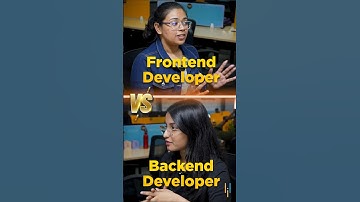 🔥Front-End Developer vs Back-End Developer   #shorts  #simplilearn