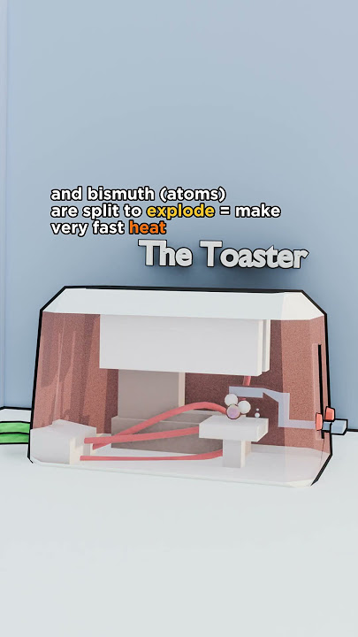 Make toasters faster with radioactivity! #blender #shorts