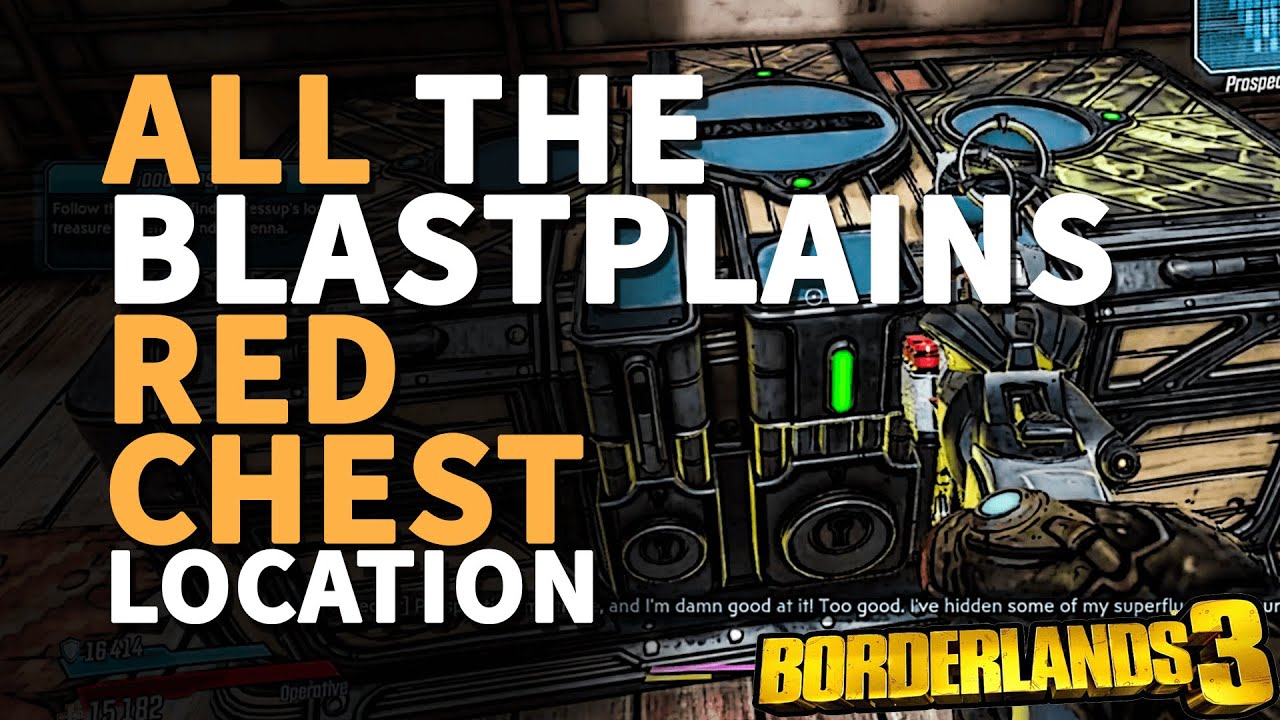 The Blastplains Red Chest Location Borderlands 3 All Red Chests YouTube