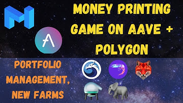 Matic/Polygon: Money Printing Game on AAVE, New Farms, Portfolio Construction