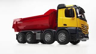 Bruder MB Arocs Halfpipe dump truck #03623