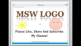 MSW LOGO (class 10) | introduction to MSW logo | class 4 | computer | CBSE  programming language