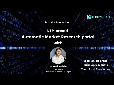 NLP based Automatic Market Research Portal