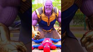 Thanos Spider-Man को मार रहा है 😲😳||Krish Actor shorts #krishactor #shorts #ytshorts