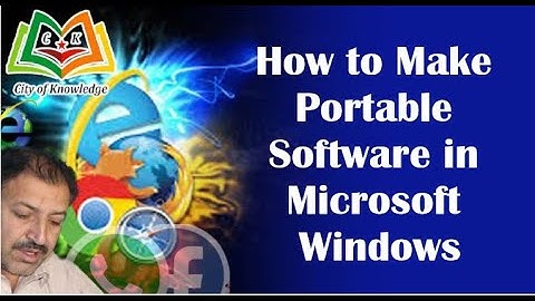 How to Convert any Window Software into portable software | Make any computer software portable