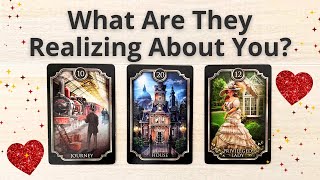 💋WHAT HAVE THEY REALIZED ABOUT YOU? 😍 PICK A CARD 😘 LOVE TAROT READING 🌺 TWIN FLAMES 👫 SOULMATES