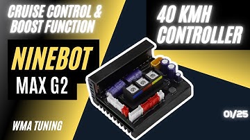 Unlock 40kmh Ninebot G2 + Cruise Control - TOO EASY!
