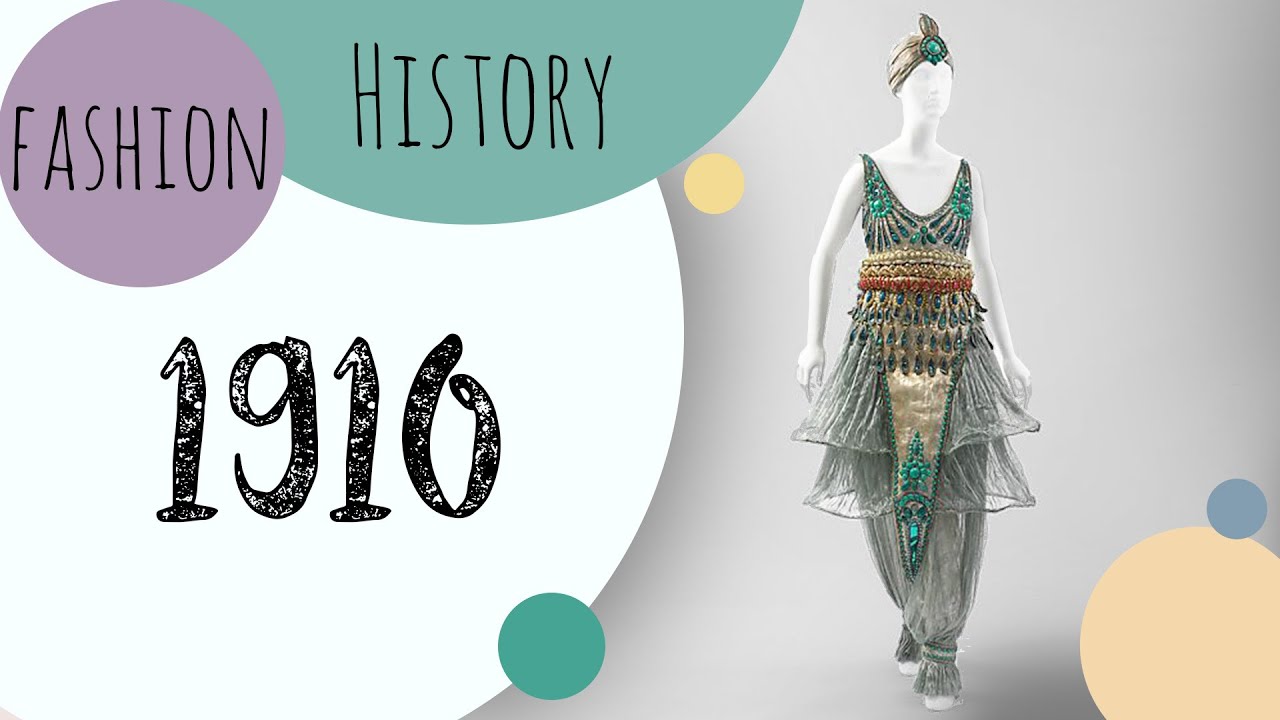 Fashion History ⏳ 1910s - YouTube