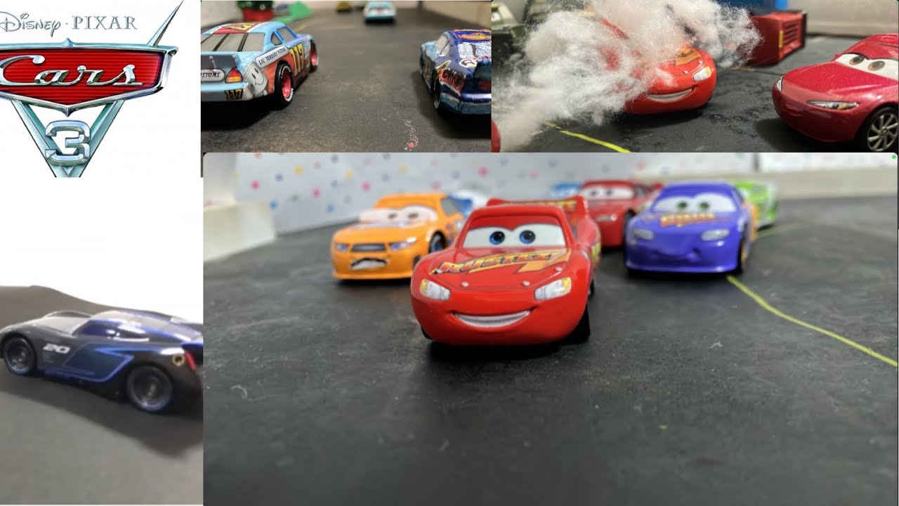 カーズクロスロード最初のレースからジャクソンストーム登場(1部前の動画の映像)