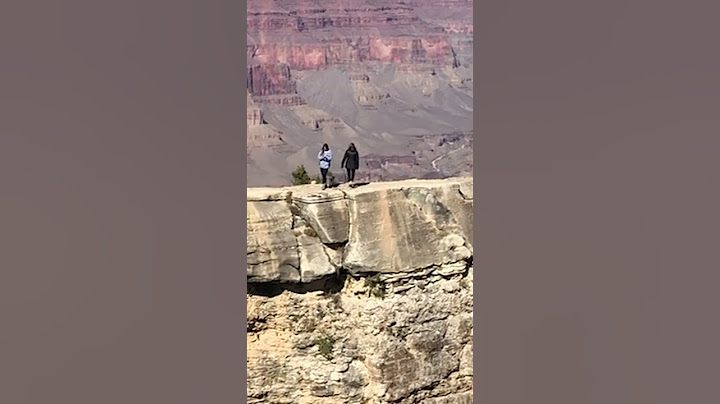 Girl nearly Falls off the Grand Canyon #shorts